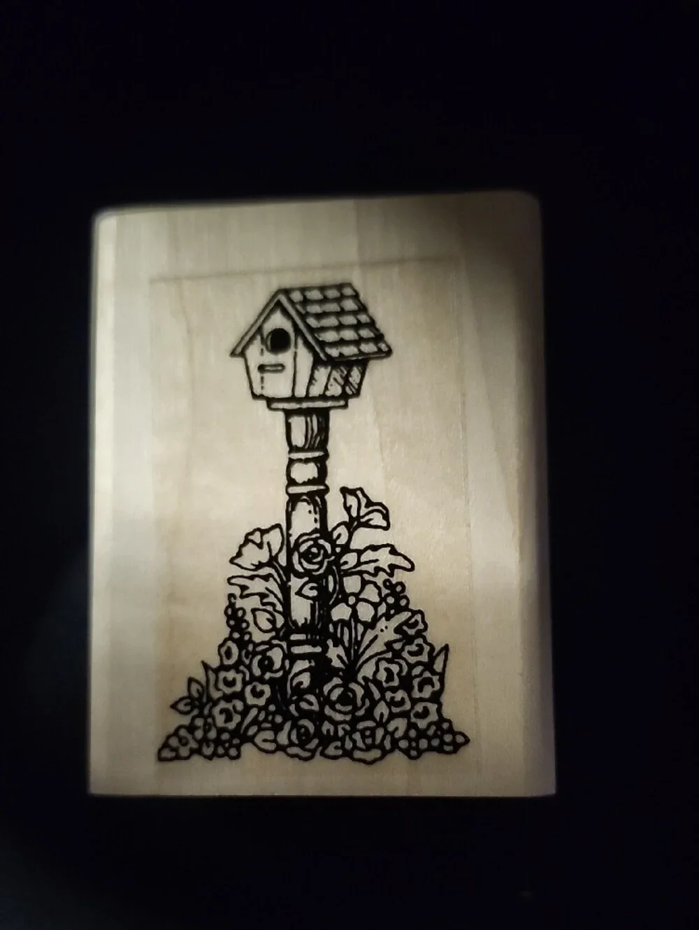 Wooden Garden Stamp Set - Natural Wood Color